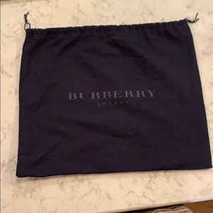 Authentic Burberry London drawstring bag
